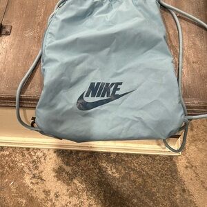 Nike Blue Drawstring Bag